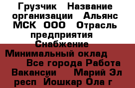 Грузчик › Название организации ­ Альянс-МСК, ООО › Отрасль предприятия ­ Снабжение › Минимальный оклад ­ 27 000 - Все города Работа » Вакансии   . Марий Эл респ.,Йошкар-Ола г.